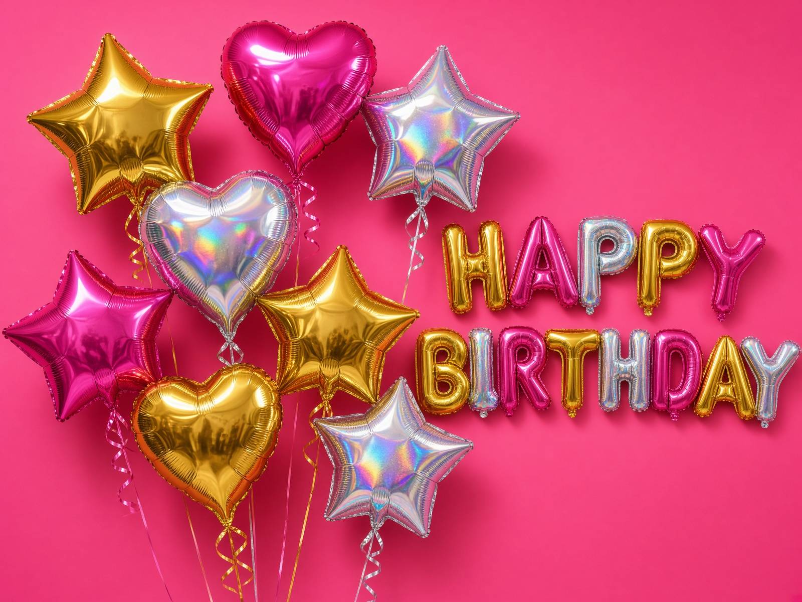 Star & heart balloons